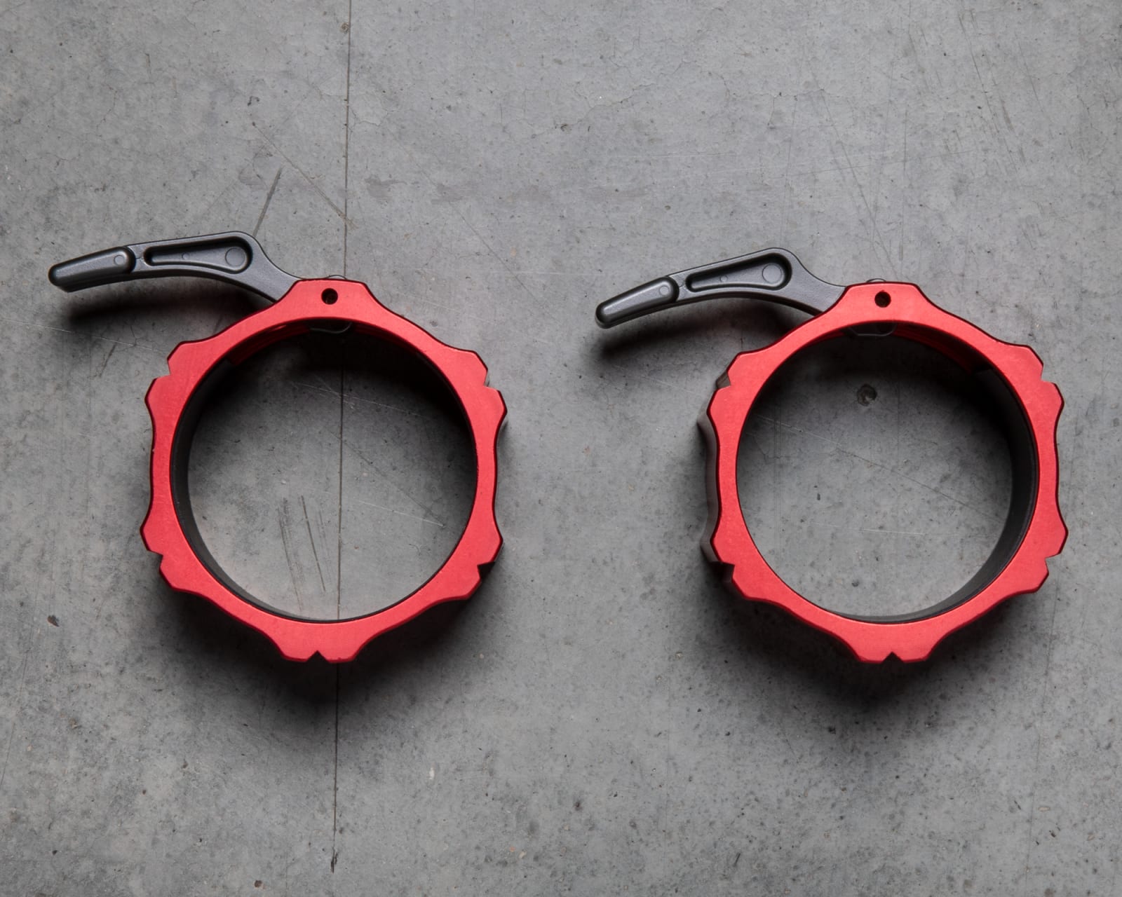 OSO Mighty Axle Collars 2.0 - Red | Rogue Fitness